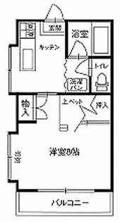 ハイツフォーリストA棟【2階】の間取り