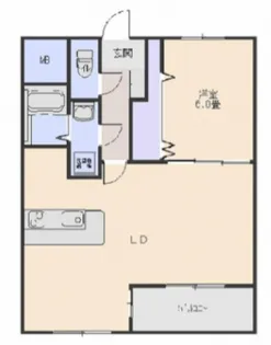 DIシオンスクエア【305号室】の間取り