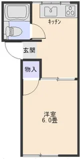 藤川コーポIII【1階】の間取り