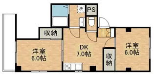 幸栄コーポII【201号室】の間取り