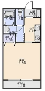 グランドレーヴ【1階】の間取り