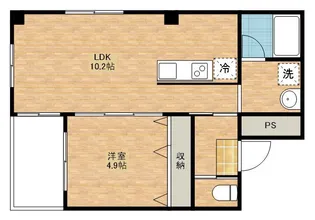イーストパークマンション【601号室】の間取り