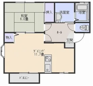 サンパティークKimuraB棟【2階】の間取り