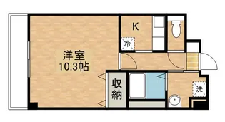 マンション宿郷II【603号室】の間取り