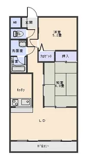 ノアマンション【2階】の間取り