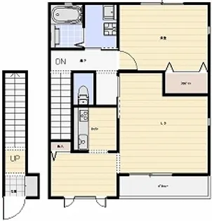 慶ハウス壱番館【2階】の間取り