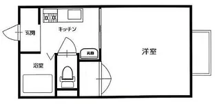 エムフラッツI【2階】の間取り