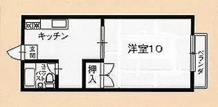 ヴィラ14【1階】の間取り