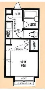 プラトーMANIWA1【2階】の間取り