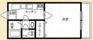 ライスラインB棟【1階】の間取り