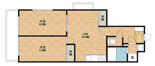 フォルスコート【201号室】の間取り