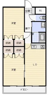 さくらハイツ【2階】の間取り