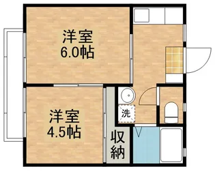ジローハイツ【201号室】の間取り