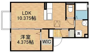 グレイス峰【102号室】の間取り