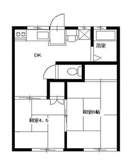 コーポワタナベ【2階】の間取り