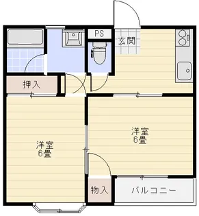 フォーレスト浅香 A棟【1階】の間取り