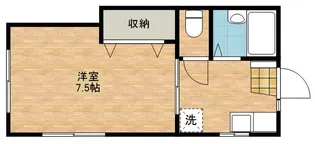 1Kの間取り画像