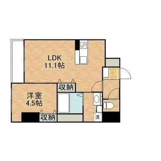 SEA22【402号室】の間取り
