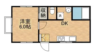 山本コーホーハイツB【202号室】の間取り
