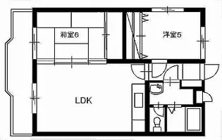 ノースアベニュー紫塚II【2階】の間取り