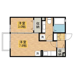 アルシオネII【2階】の間取り