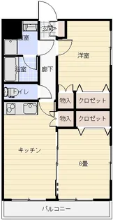 サンライズスクエア【2階】の間取り