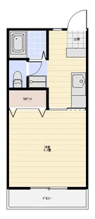 アネックスC【1階】の間取り