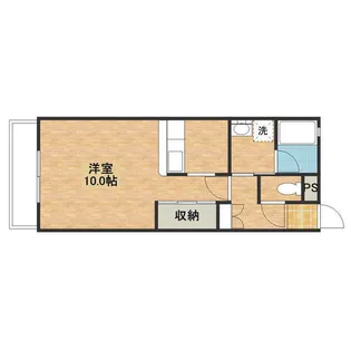 J・MOA【203号室】の間取り