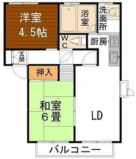 ピースフル・アヤC棟【102号室】の間取り