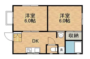 山本コーホーハイツA【101号室】の間取り