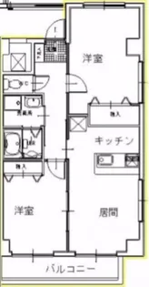 エクロール【303号室】の間取り
