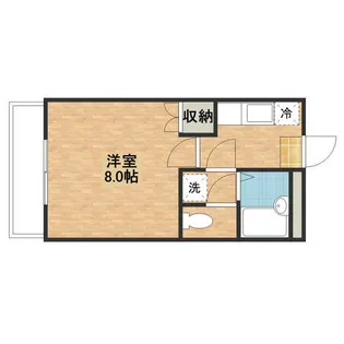 ベルシャトー【103号室】の間取り