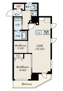 S-RESIDENCE瑞江【6階】の間取り
