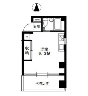 らぷと松が谷【5階】の間取り