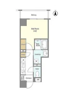 Anela Court【5階】の間取り