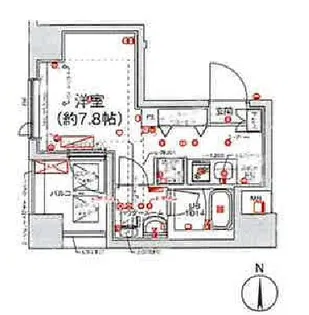 スパシエ新高円寺【403号室】の間取り