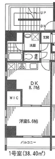 メゾンドボア【9階】の間取り