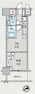 テラス浅草橋【7階】の間取り