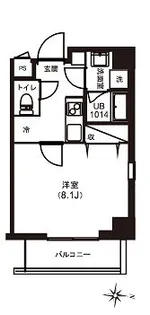 レピュア両国レジデンス【2階】の間取り