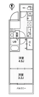 アルティザ葛西【1階】の間取り