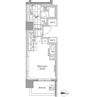 パークハビオ東陽町【7階】の間取り