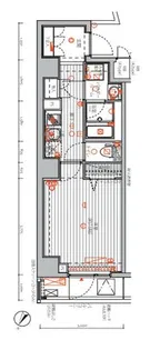 メインステージ千代田岩本町コモデ【10階】の間取り