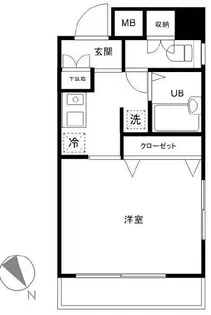 フェニックス大塚駅前【9階】の間取り