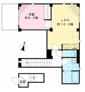 ソラーナ新宿【201号室】の間取り