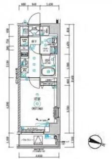 RELUXIA両国Ⅱ【3階】の間取り