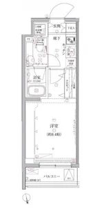 クレイシア祐天寺【2階】の間取り
