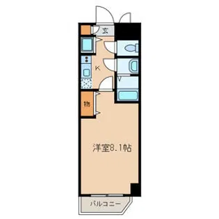 KYKガーデンホームズ若林【3階】の間取り