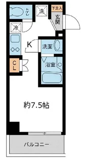 ラクラス池袋【4階】の間取り