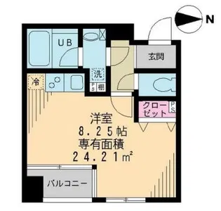 ベルメイユ ドゥ【4階】の間取り