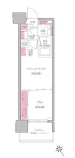 レジディア門前仲町プレイス【7階】の間取り